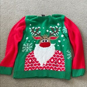 Kid’s Christmas Reindeer Sweater